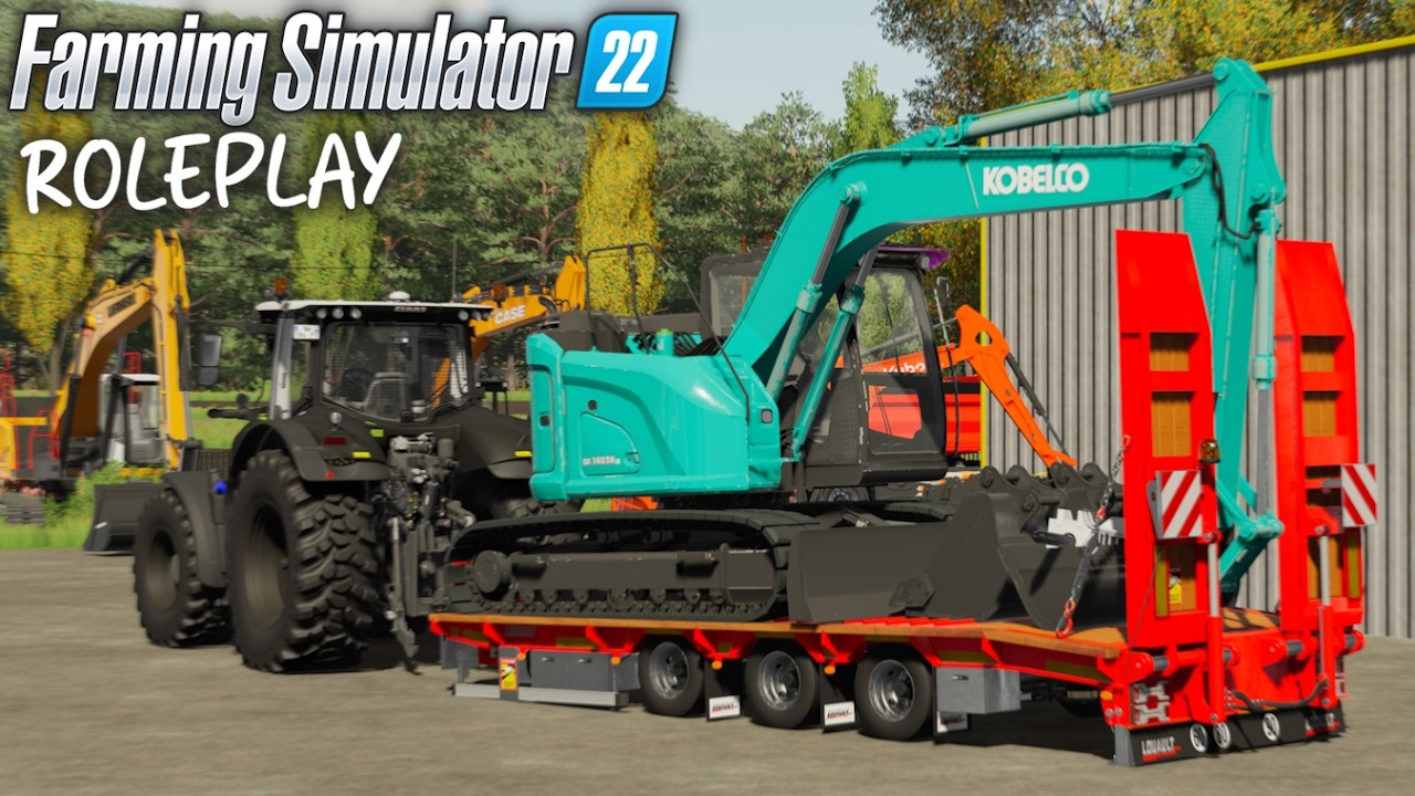 On Creuse des Tranch&eacute;es Sur Un Gros 🏗️| RolePlay - FS22