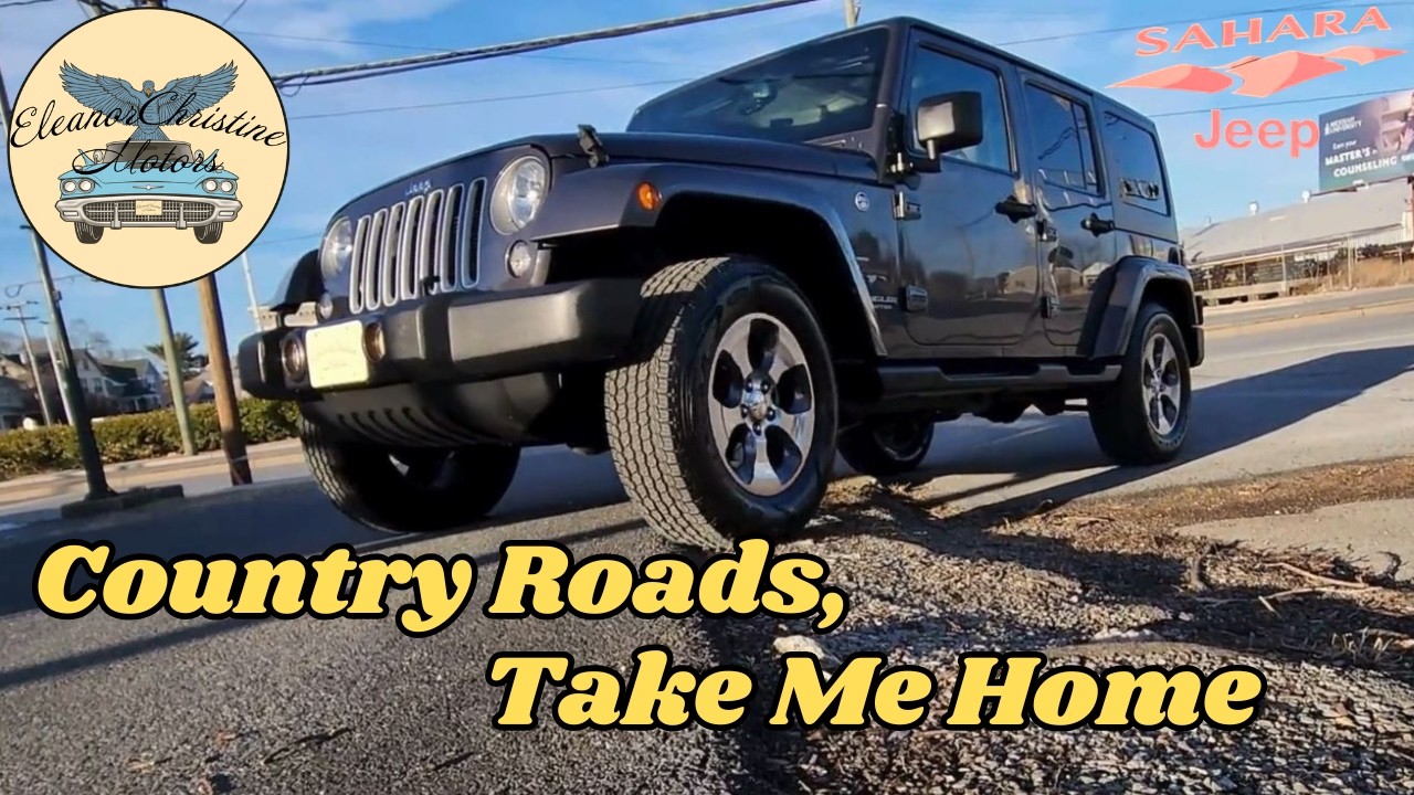 Jeep Wrangler Sahara Unlimited cruising those Maryland roads #jeeplife