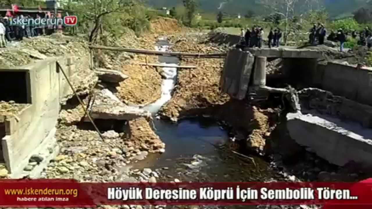 Arsuz Höyük Köprüsüne Sembolik Tören…
