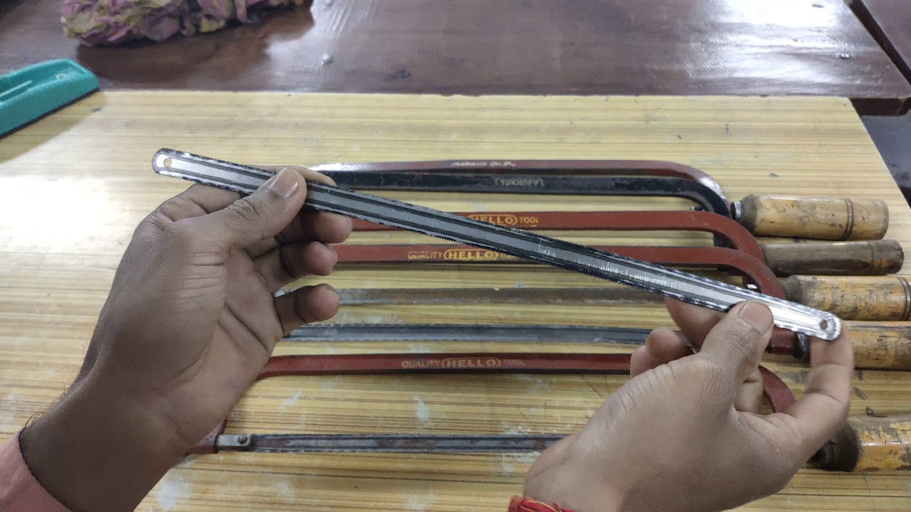 Hacksaw blade with frame. And parts of name PART 🇨🇮47