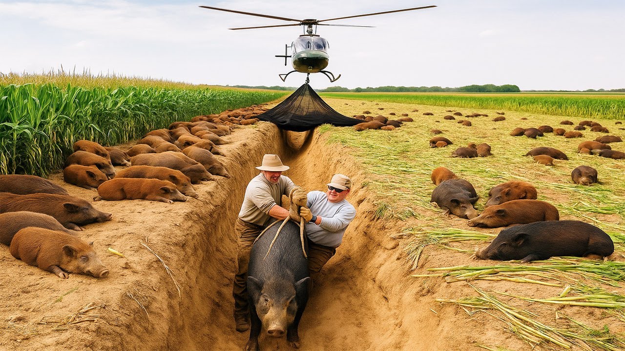 Die st&auml;rksten Wildschweinfallen enth&uuml;llt &ndash; So sch&uuml;tzen US-Farmer ihre Felder