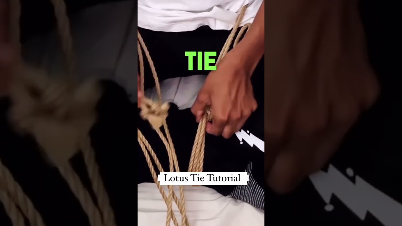 Tutorial Time 🕰️ LOTUS TIE