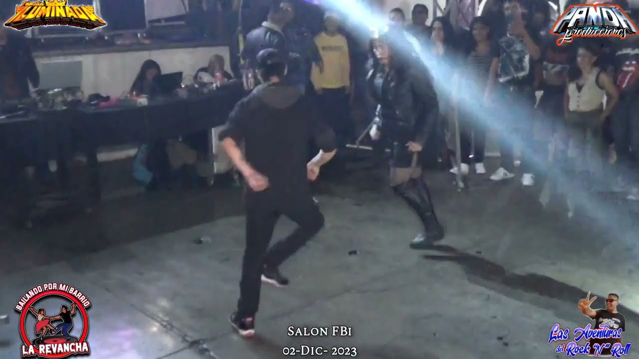 el último concurso de bailando x mi barrio la revancha  antes de llegar a la final. salon fbi