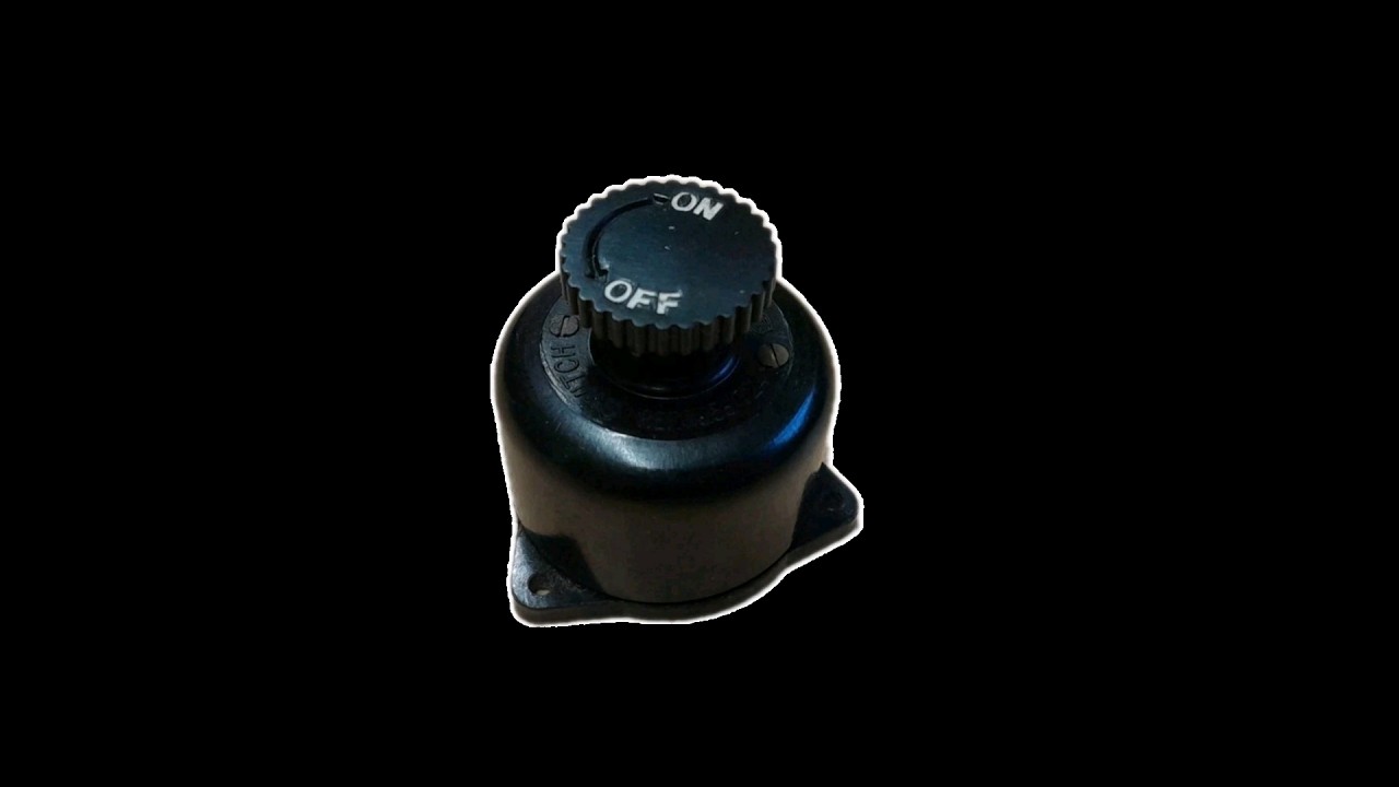 The Spitfire cockpit light dimmer switch (port and starboard). 