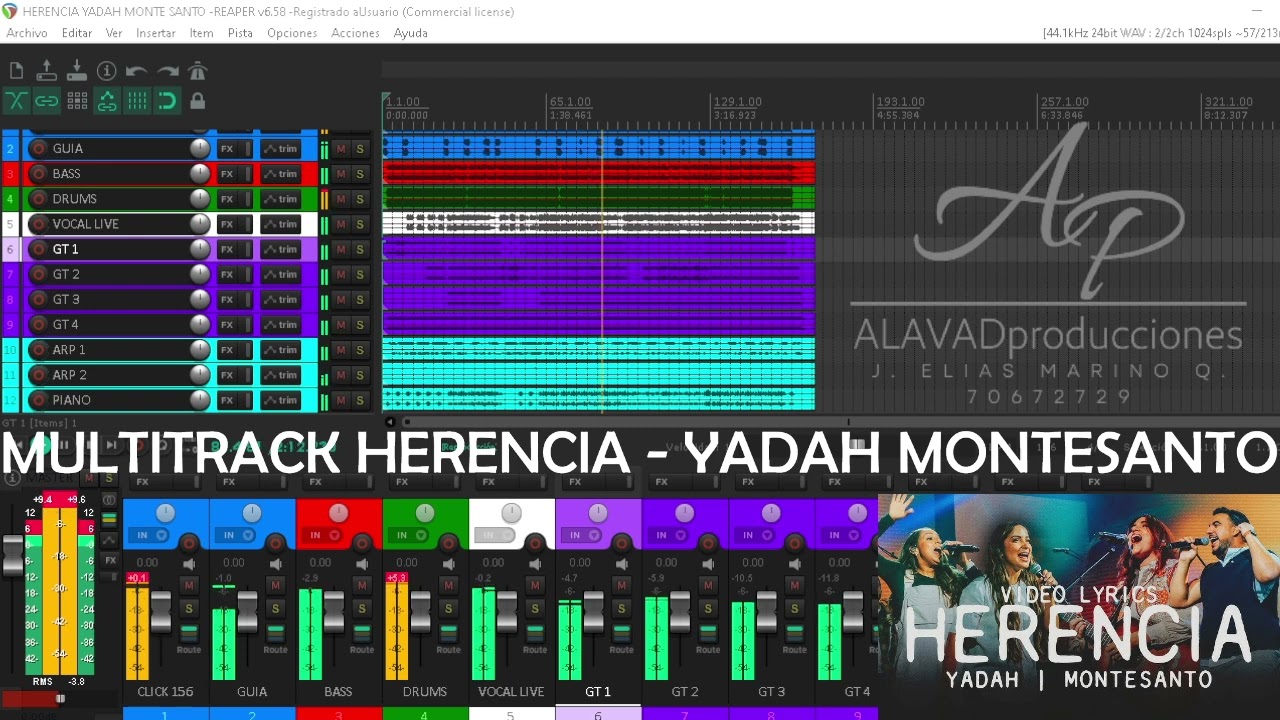 MULTITRACK HERENCIA - YADAH MONTESANTO