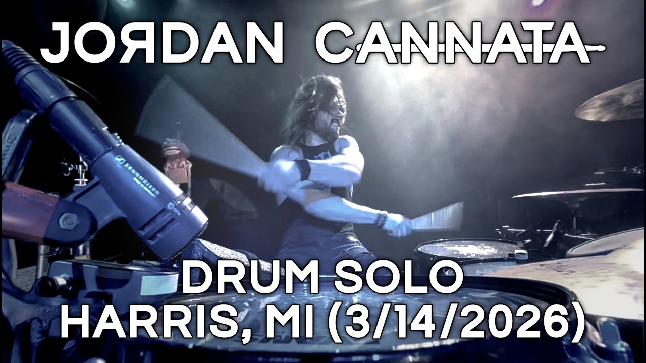 Jordan Cannata Drum Solo - Harris, MI (3/14/2026)