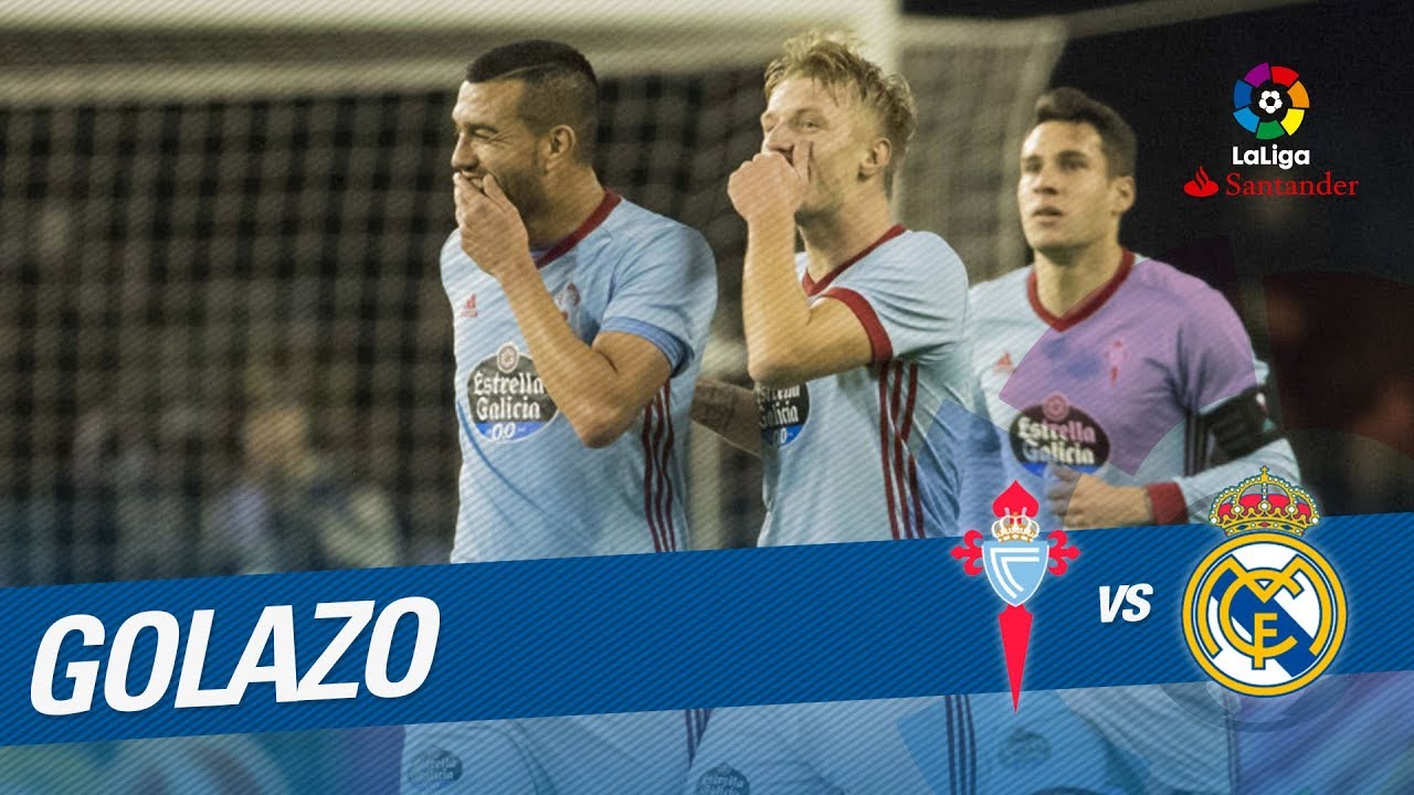 Golazo de Wass (1-0) RC Celta vs Real Madrid