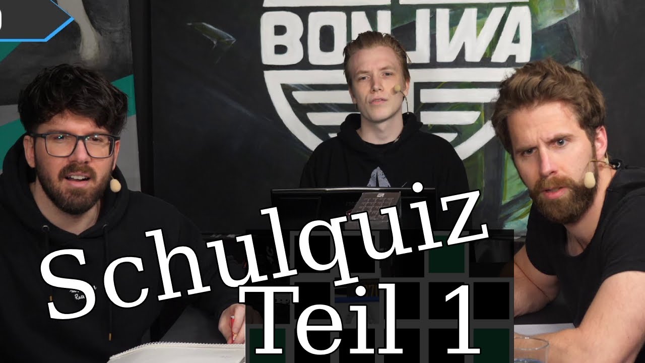 Schulquiz Teil 1 mit Matteo, Niklas und Maurice
