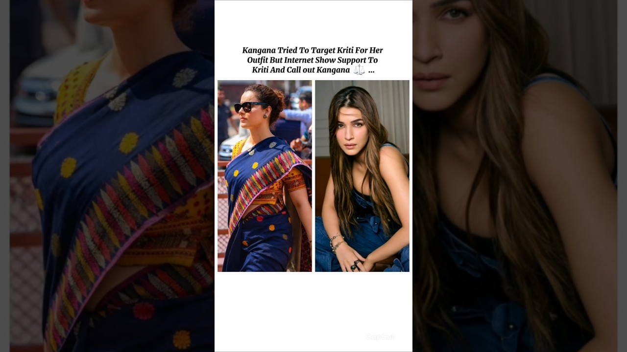 Team Kangana or Team Kriti 🩵 #kanganaranaut #kritisanon #bollywood