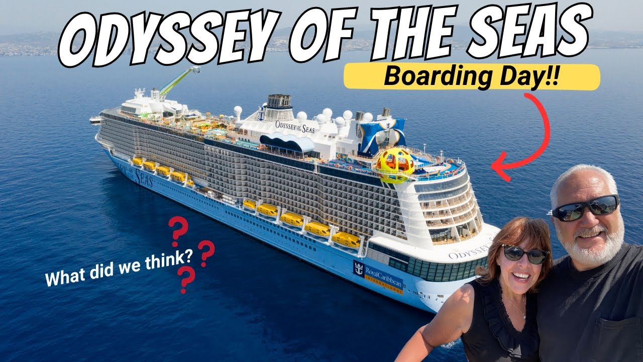 Boarding Royal Caribbean Odyssey of the Seas | Our FIRST Impression Revealed...