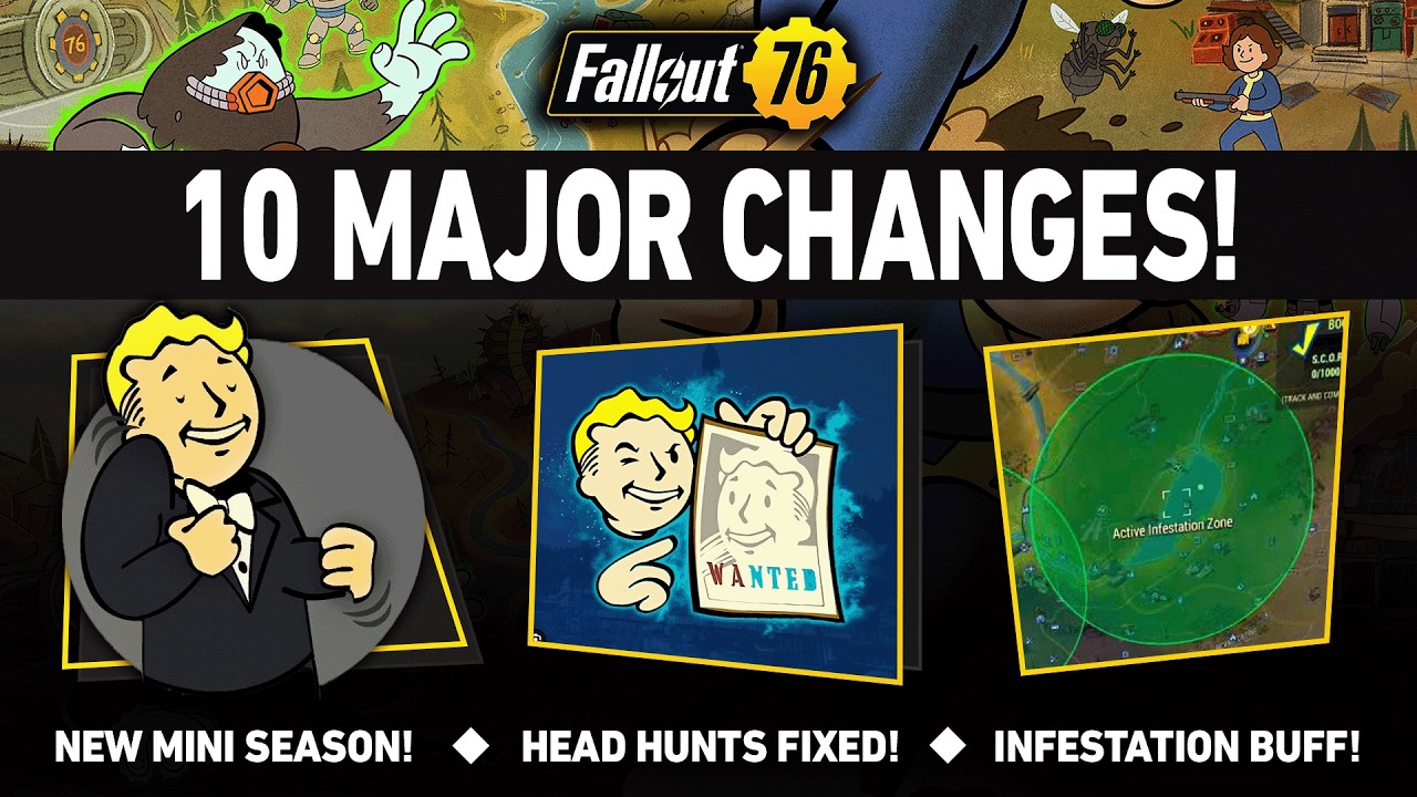 10+ главных изменений в НОВОМ обновлении Fallout 76!