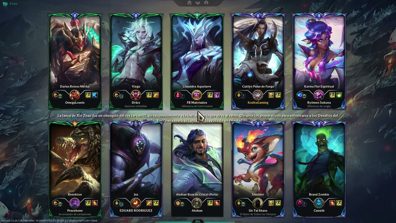 GAMEPLAY - LOL - CLASIS