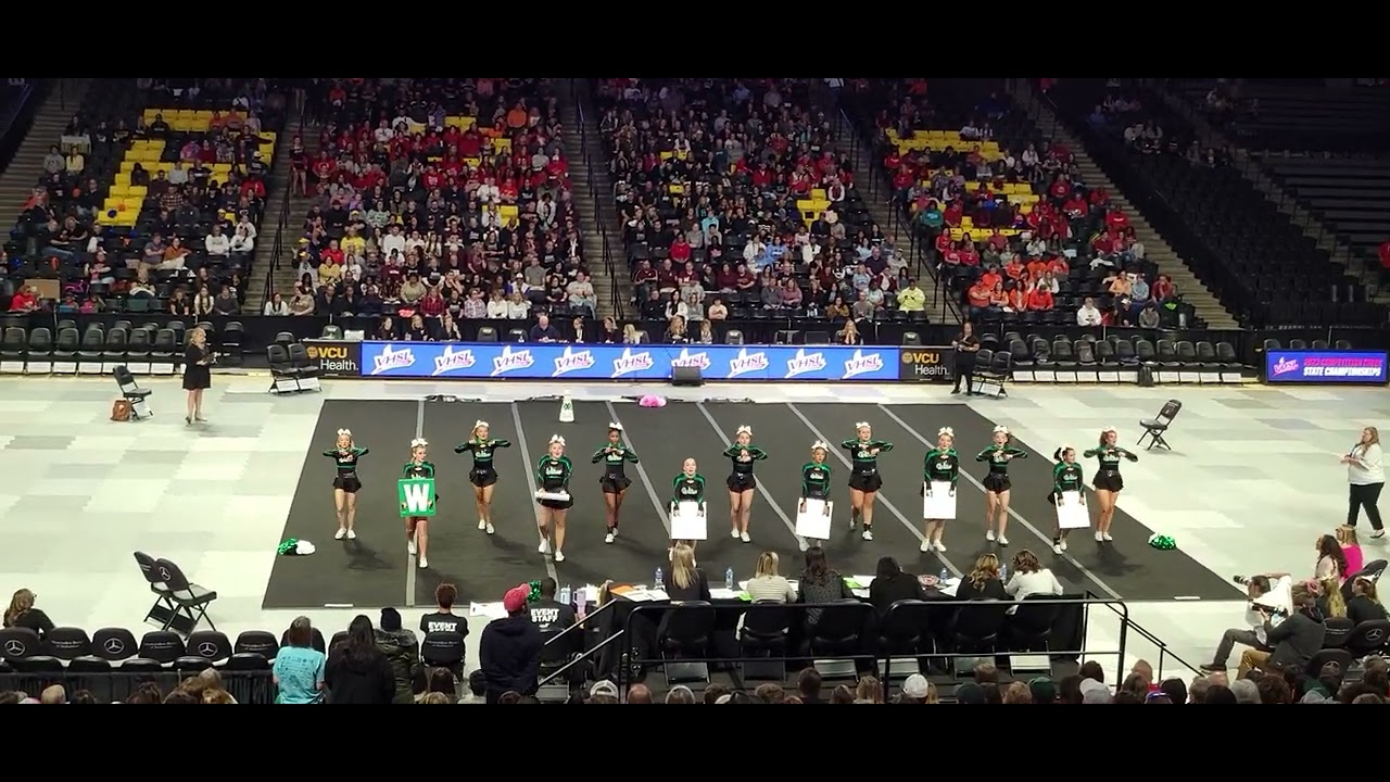 Wilson Memorial High School 3A at VHSL Cheer Champions 2023