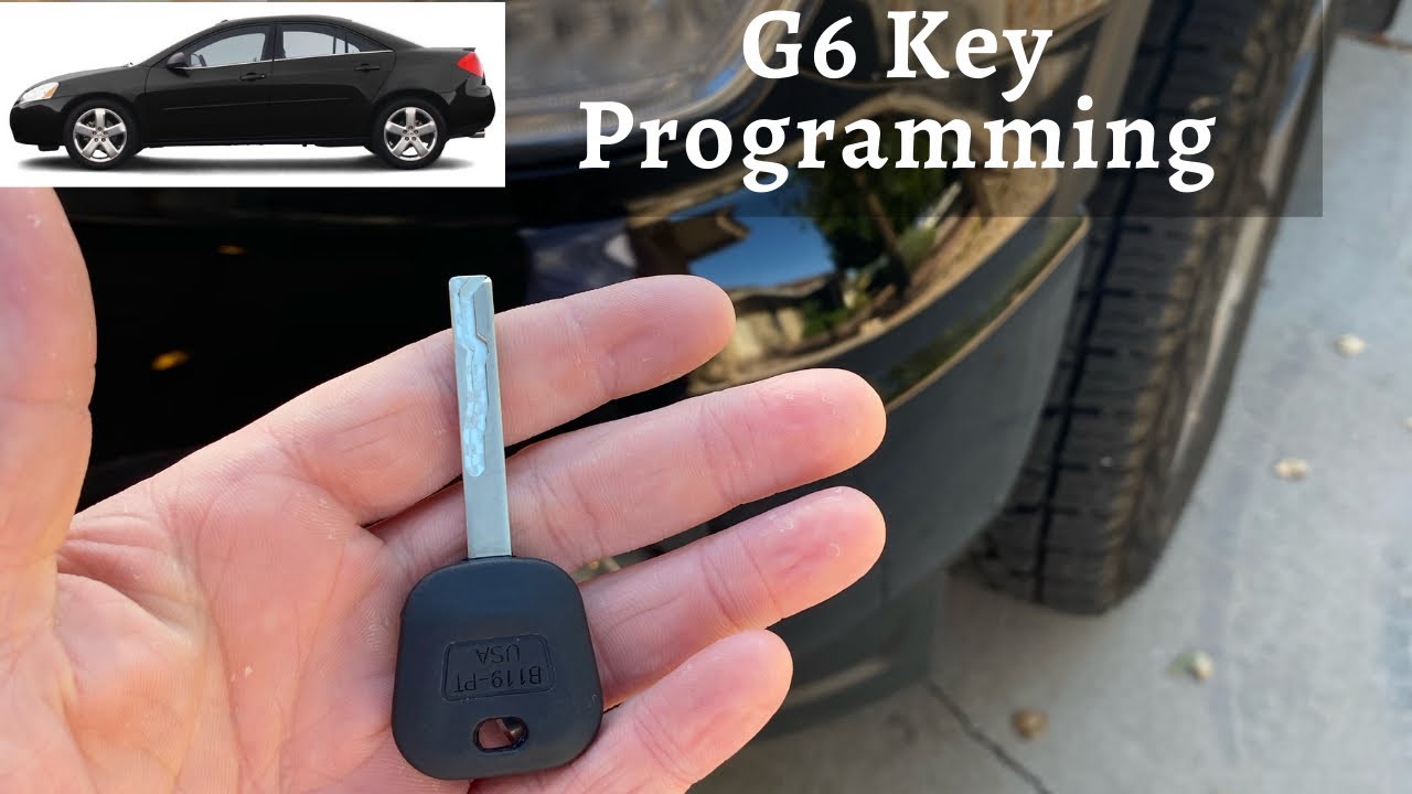 How To Program A Pontiac G6 Key 2005 - 2010 DIY Transponder Chip Ignition