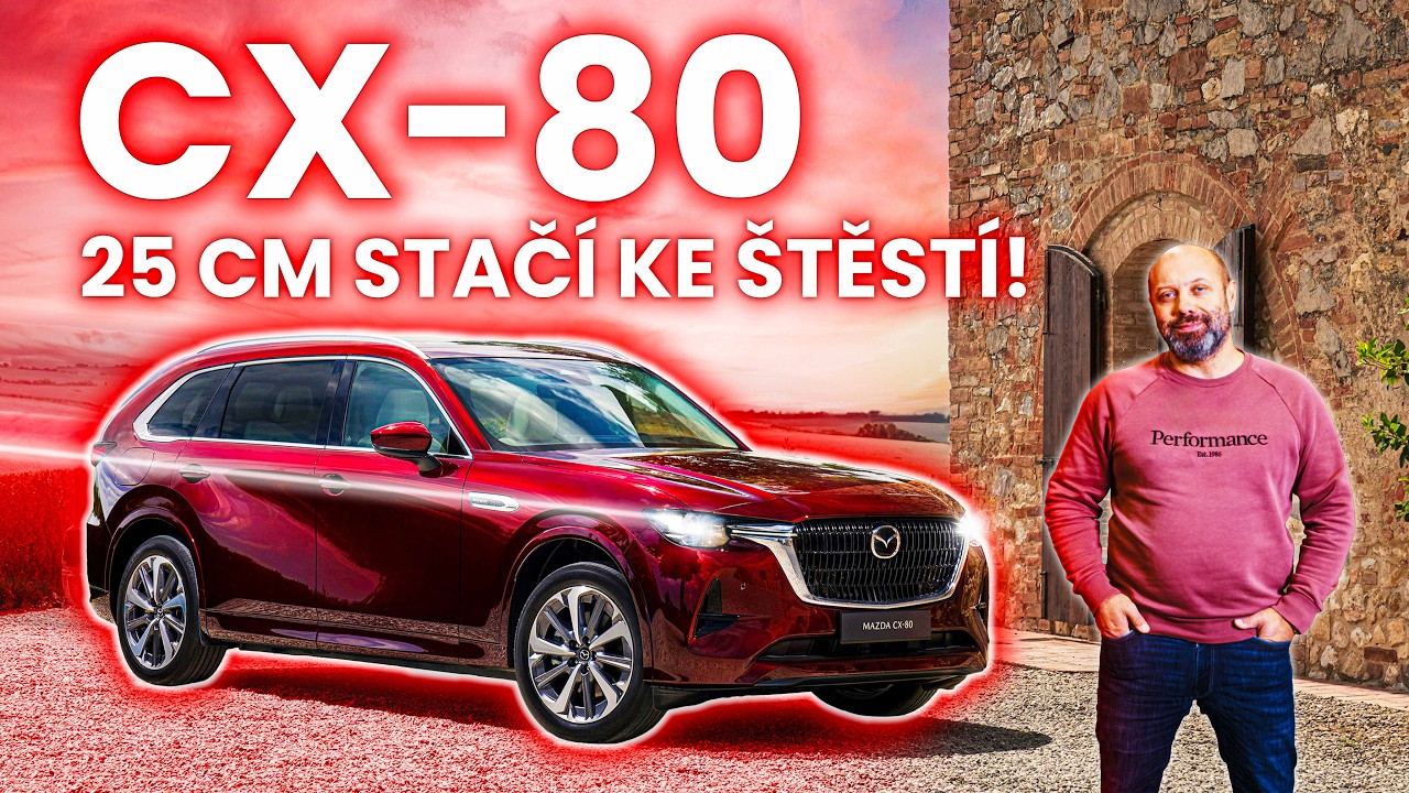 NEJLEPŠÍ 7 MÍSTNÉ SUV? | Nová MAZDA CX-80