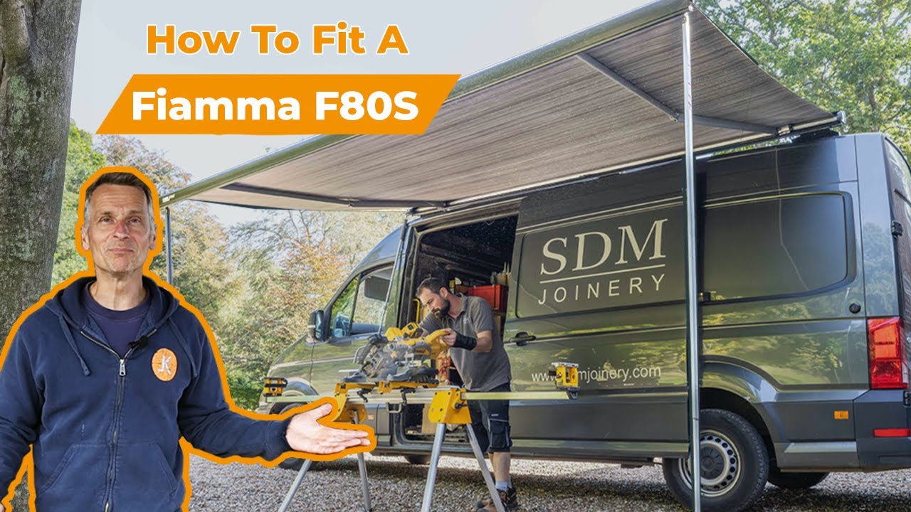 Как установить тент Fiamma F80s на фургон