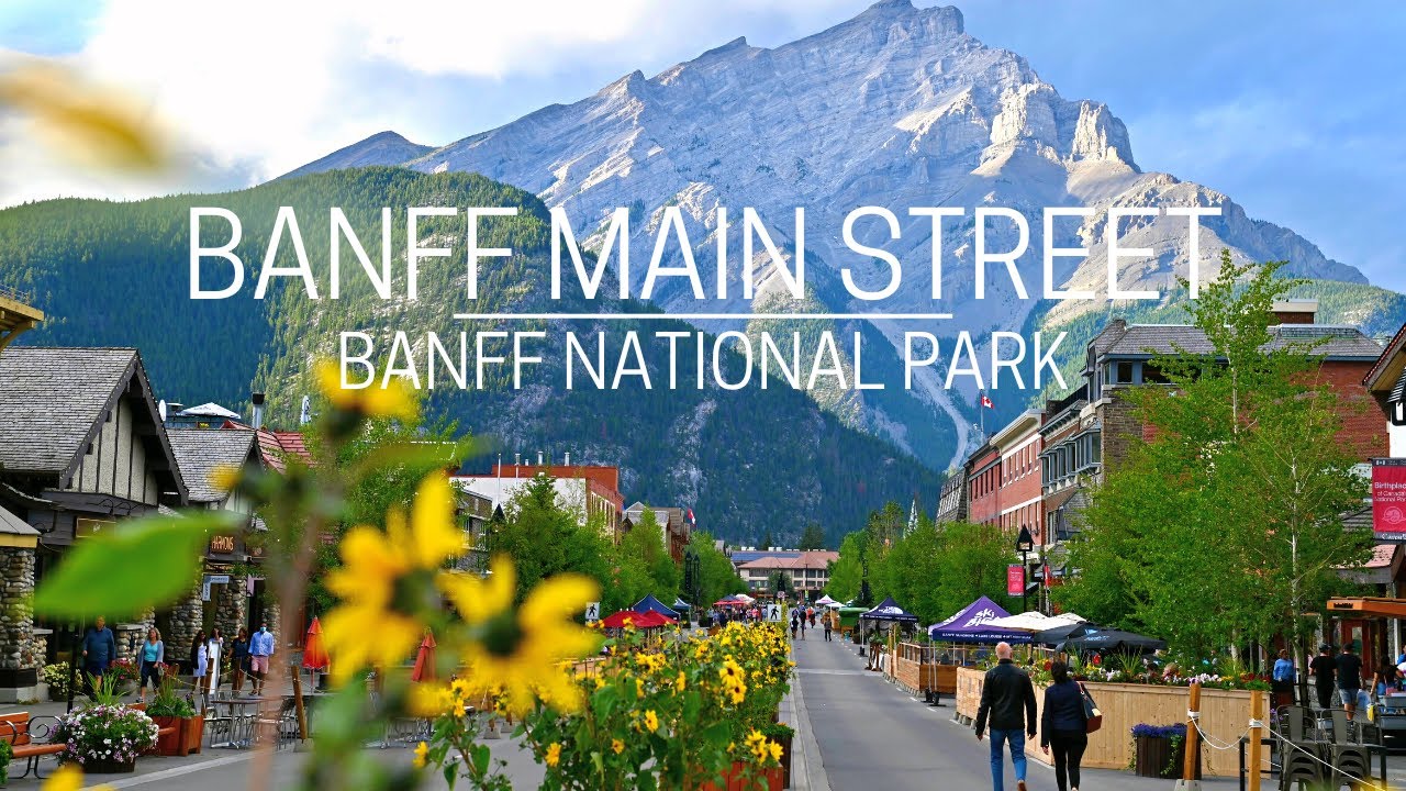 Downtown Banff Walking Tour | Banff National Park | Main Street Banff | Cascade Gardens |