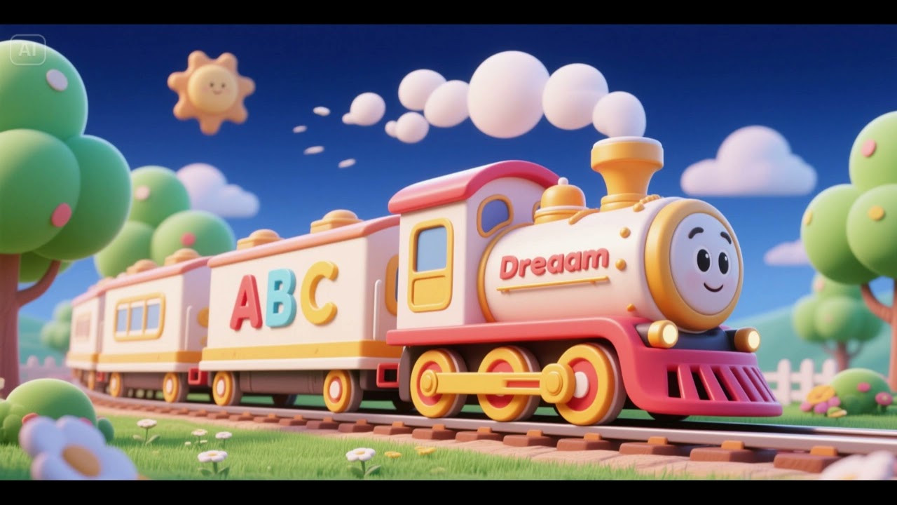 ABC Dream Train 🚂💤🔤 | Alphabet Lullaby Song for Kids