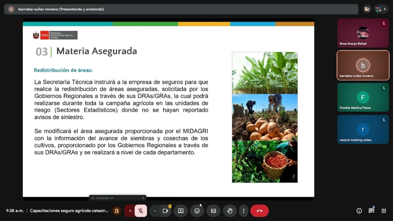 Capacitación de Seguro Agrícola - La Libertad