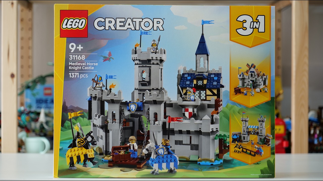LEGO Creator 31168 Medieval Horse Knight Castle Speed Build