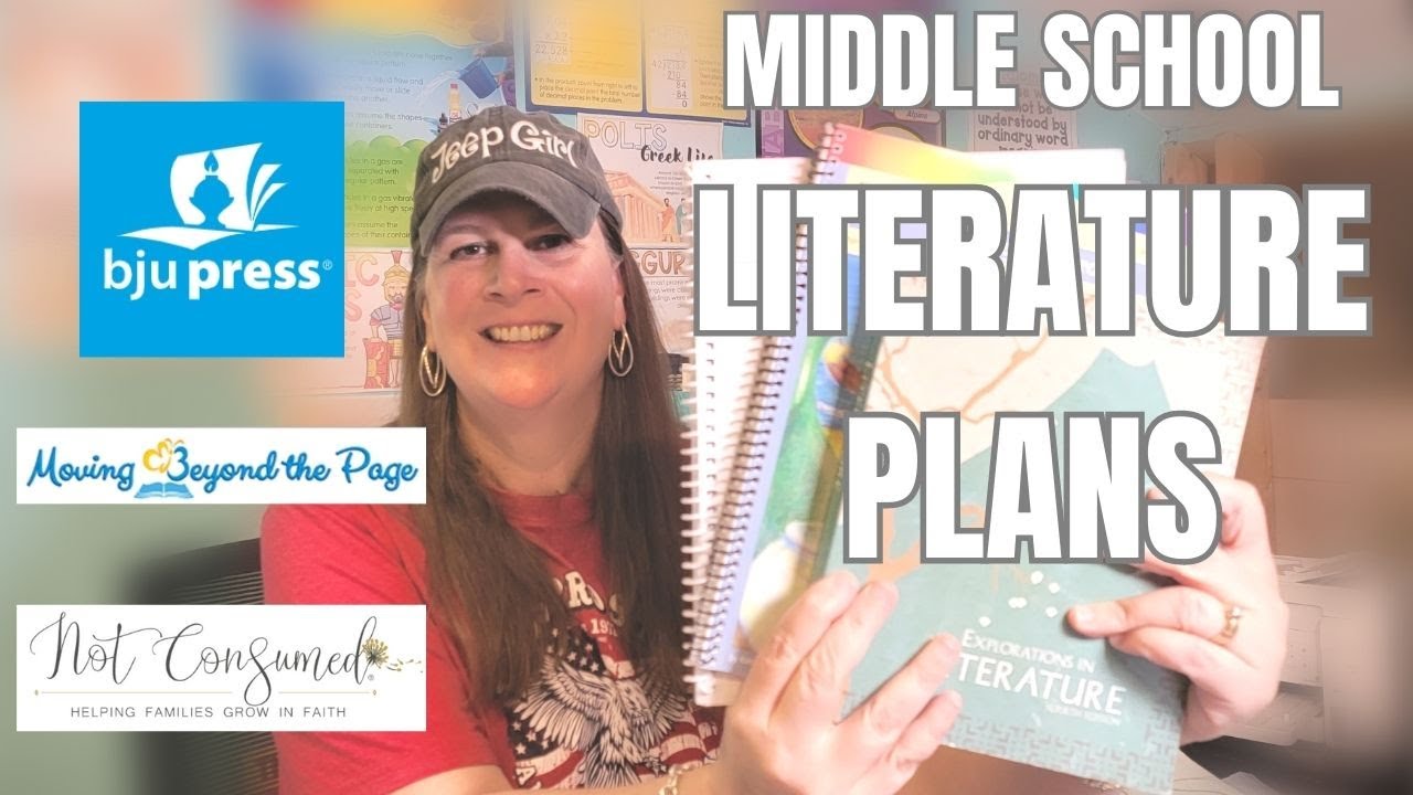 MIDDLE SCHOOL Literature Plans // BJU, Moving Beyond the Page, Not Consumed