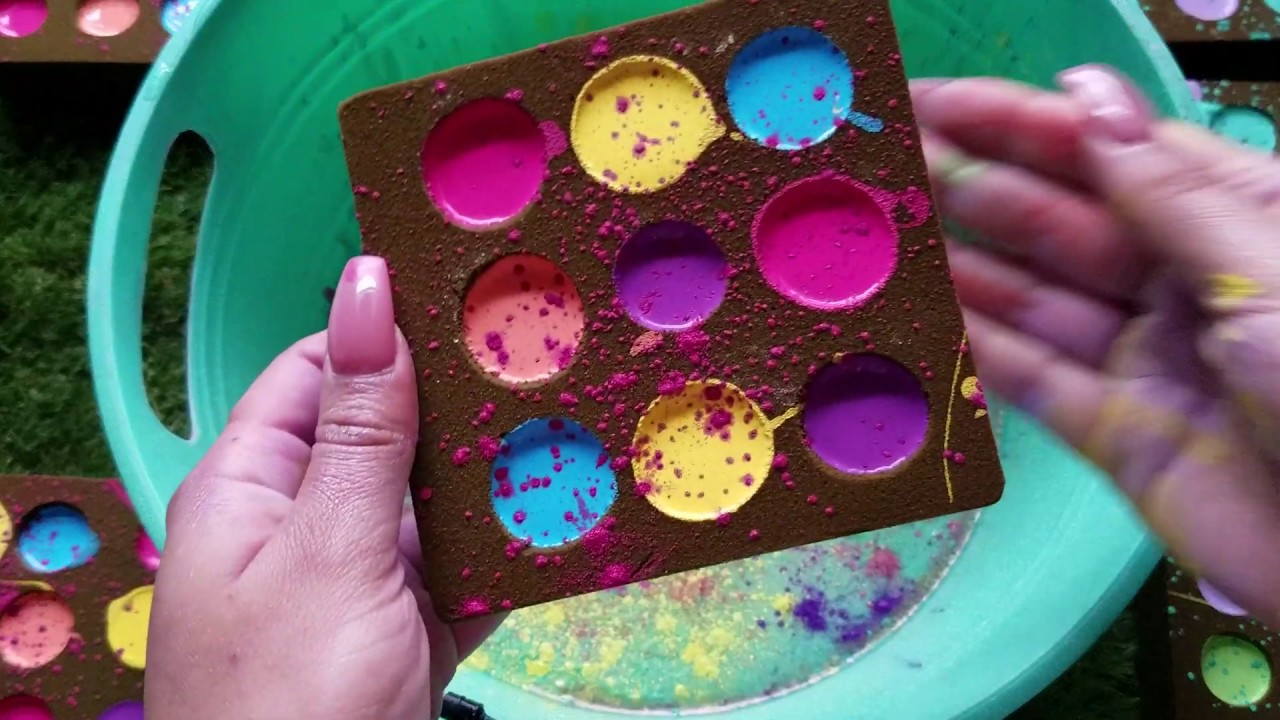 Baked Floral Foam & Paint