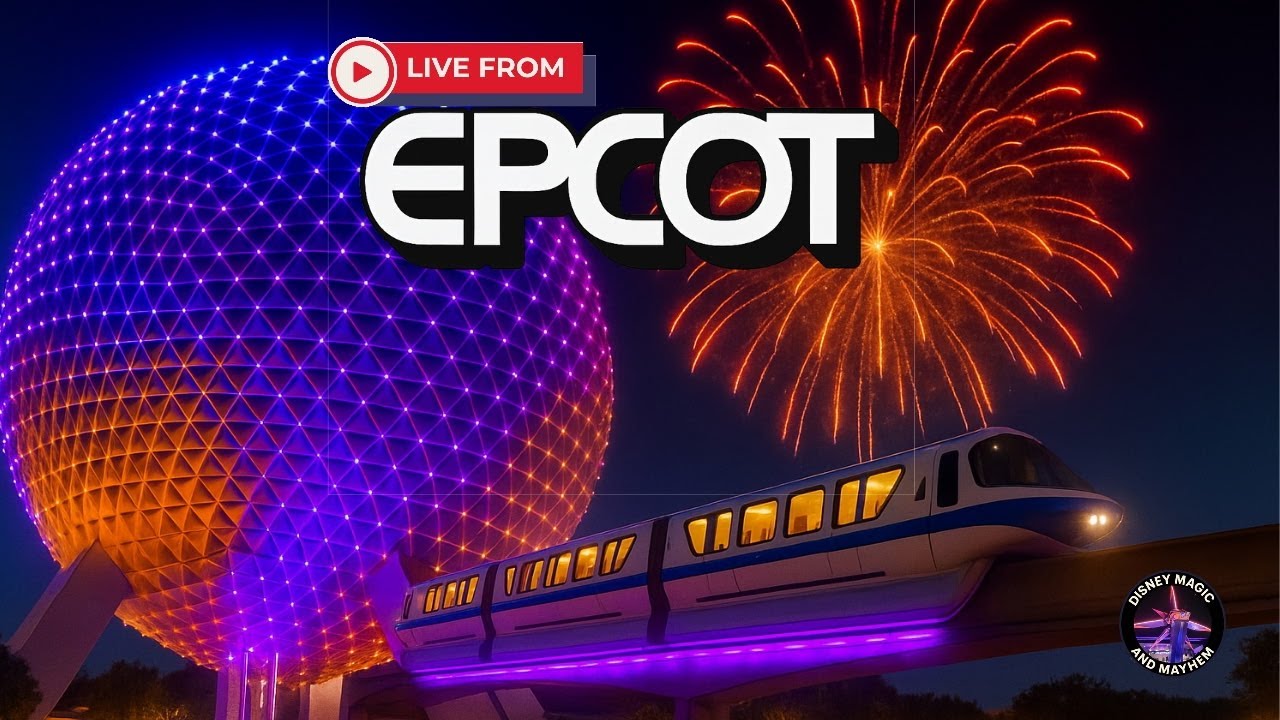 🔴EPCOT LIVE! An Evening Around the World with Luminous 🌐✨ 3/19/26