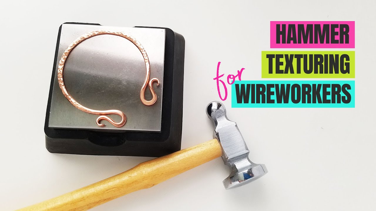 Hammer Texturing for Beginners: Create a classic hammered texture on wire with a chasing hammer