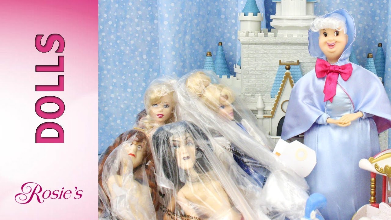 Thrift Shop Dolls Part 6 - Disney Cinderella Dolls and Castle