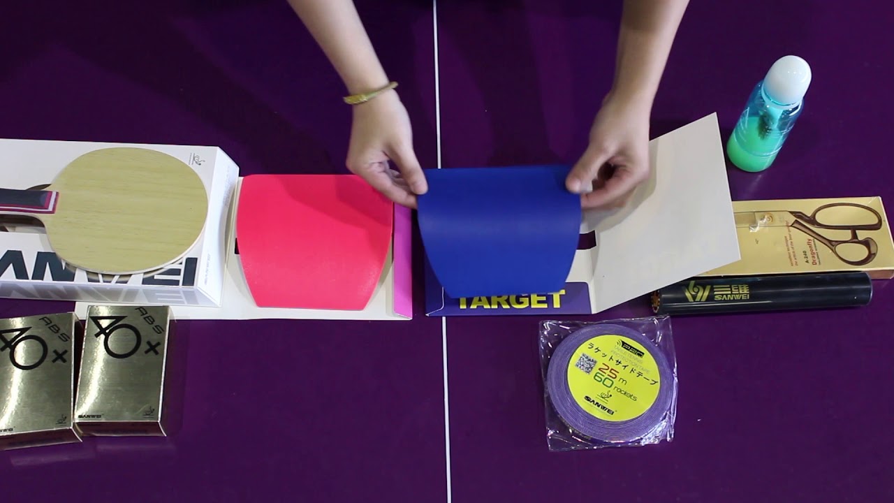 SANWEI COLLEGE - EP00 - Glue your rubber and blade