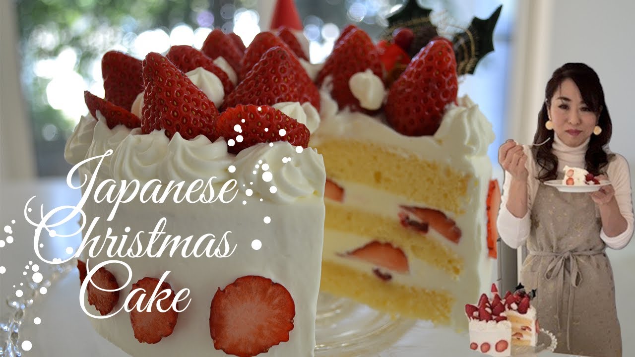 Japanese Christmas Cake | Cook with me! Step-by step instructions   (EP248)