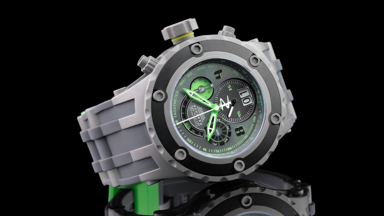 Invicta 16254 52mm Reserve Specialty Subaqua Swiss Chronograph Strap Watch