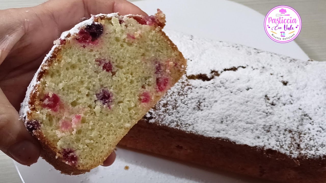 Plumcake ai Frutti di Bosco 🍓🫐 Soffice, Profumato e Facilissimo da Preparare!