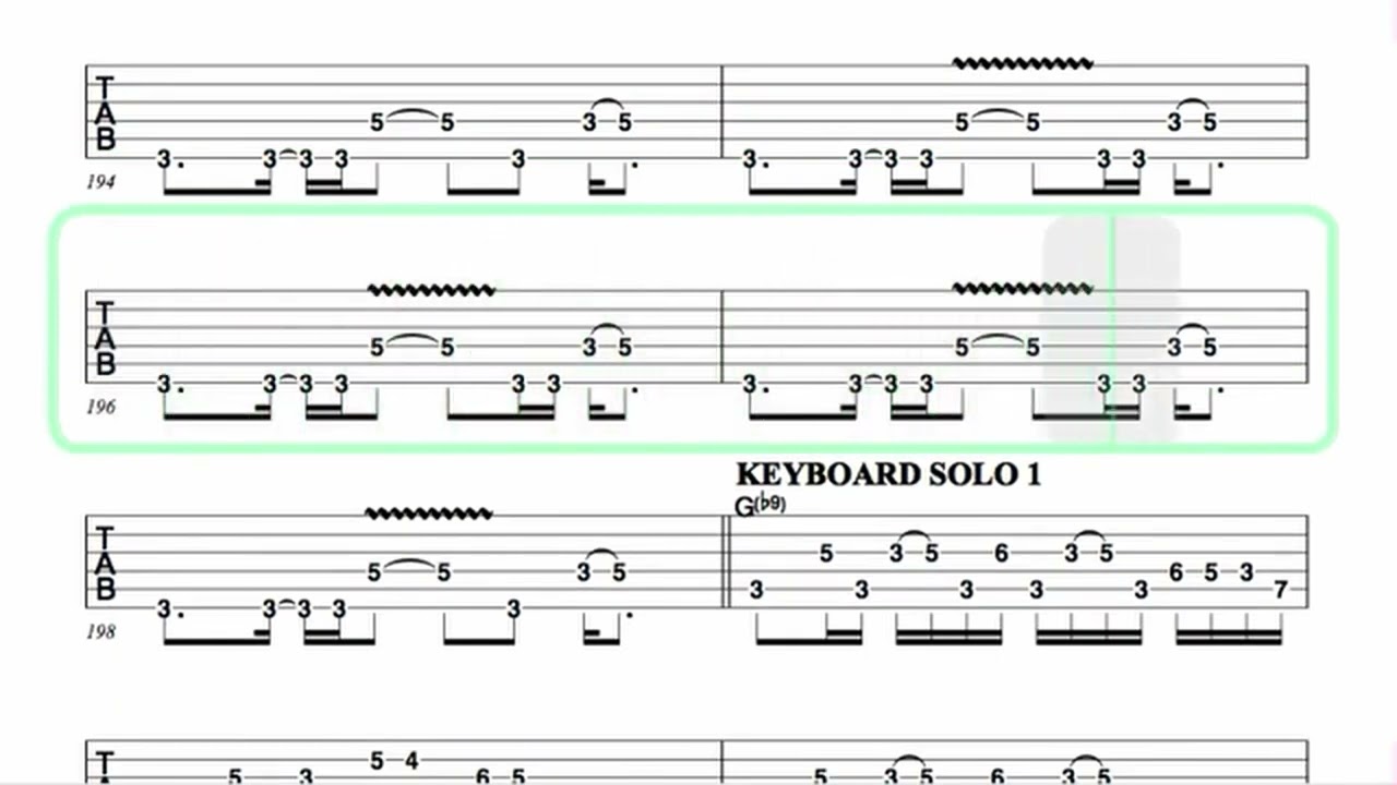 DREAM THEATER ● Home [ Isolated Bass + TAB ]