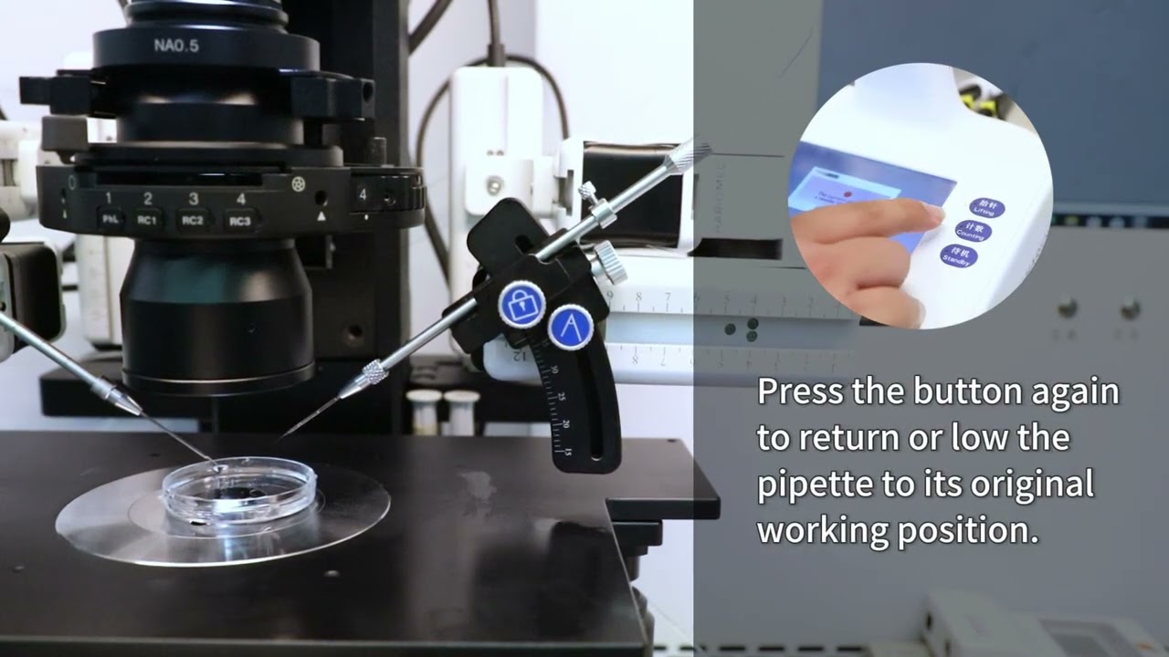 Hariomed Micromanipulator System, IMS-320: Electric High-Precision & User-Friendly Micromanipulation