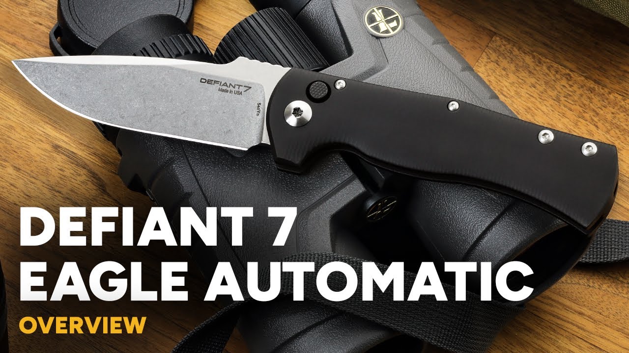 Defiant 7 Eagle - S45VN Automatic Knife Overview