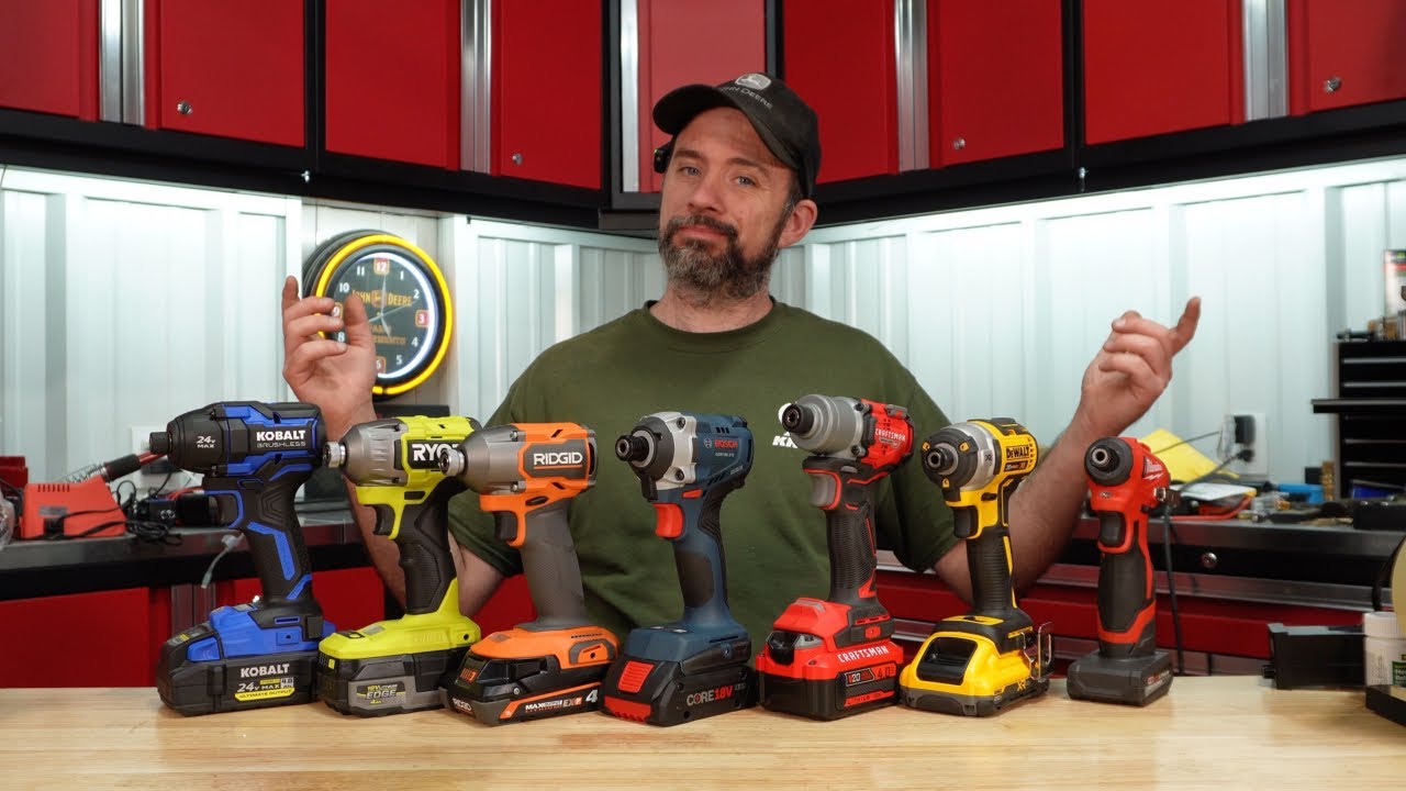The Best Impact Driver Bosch, Ryobi, Ridgid, Kobalt, Craftsman,  Dewalt