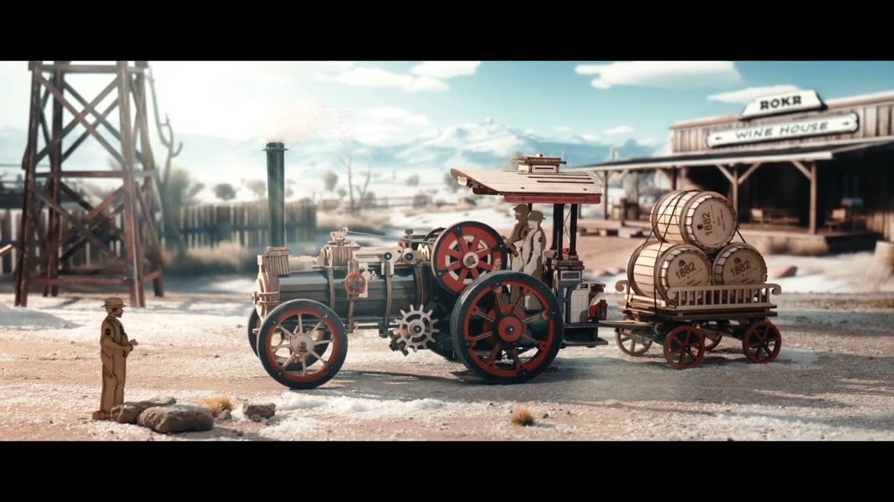 Stoommachine - Steam Engine - LKA01 - Robotime - BuilDIY