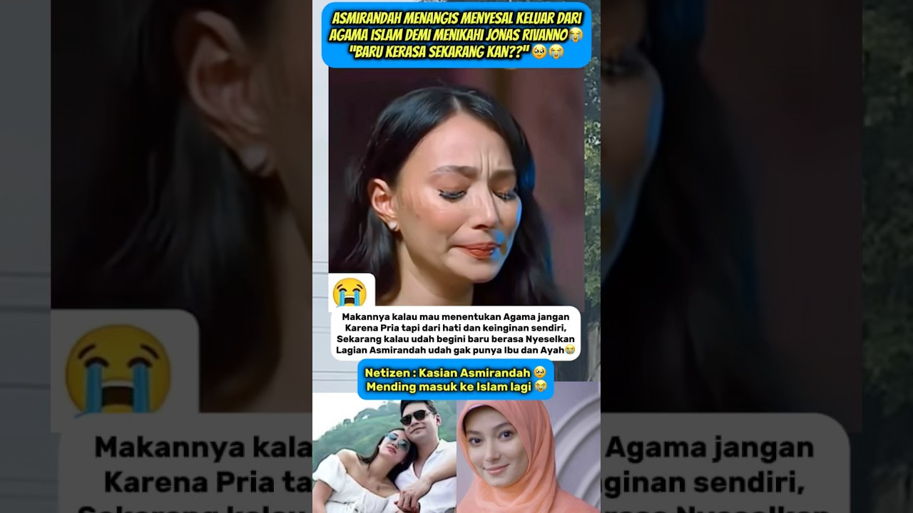 Asmirandah Meny3sal Pindah Agama Karena Jonas Rivanno😭 #asmirandah #jonasrivanno #haicovanderveken