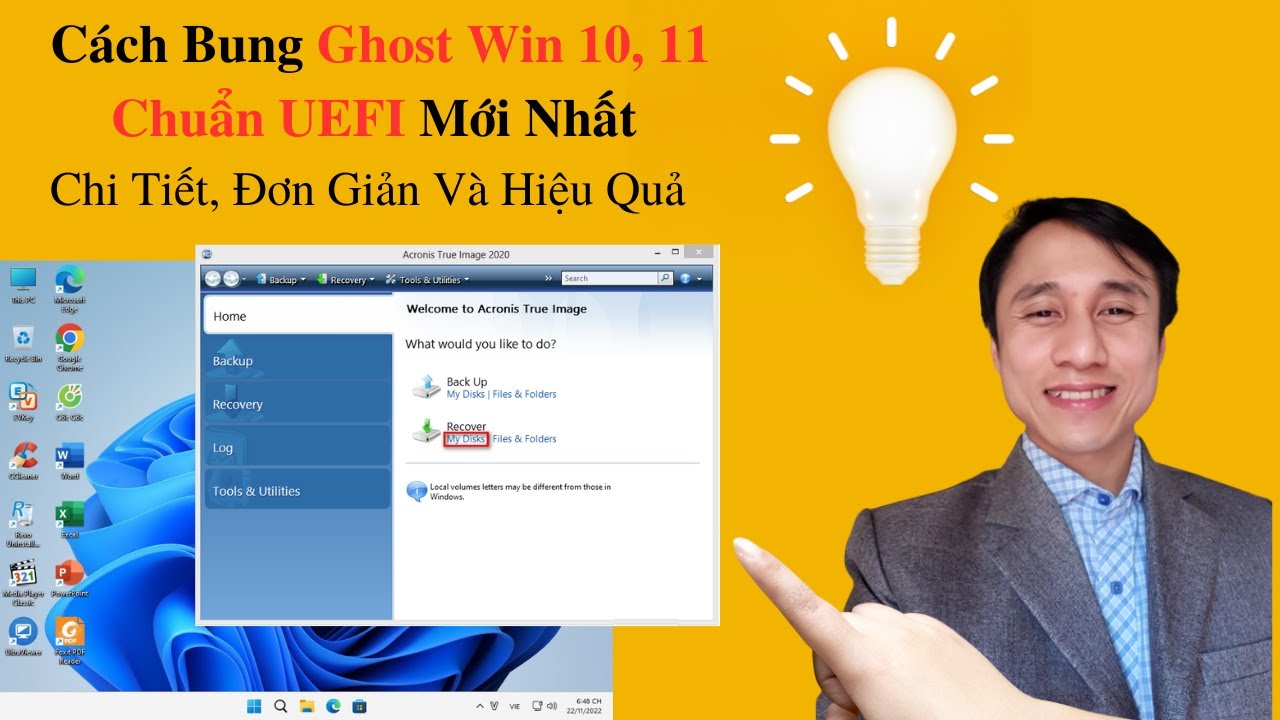 Cách Bung Ghost Win 10, 11 Chuẩn UEFI Chi Tiết, Đơn Giản Và Hiệu Quả