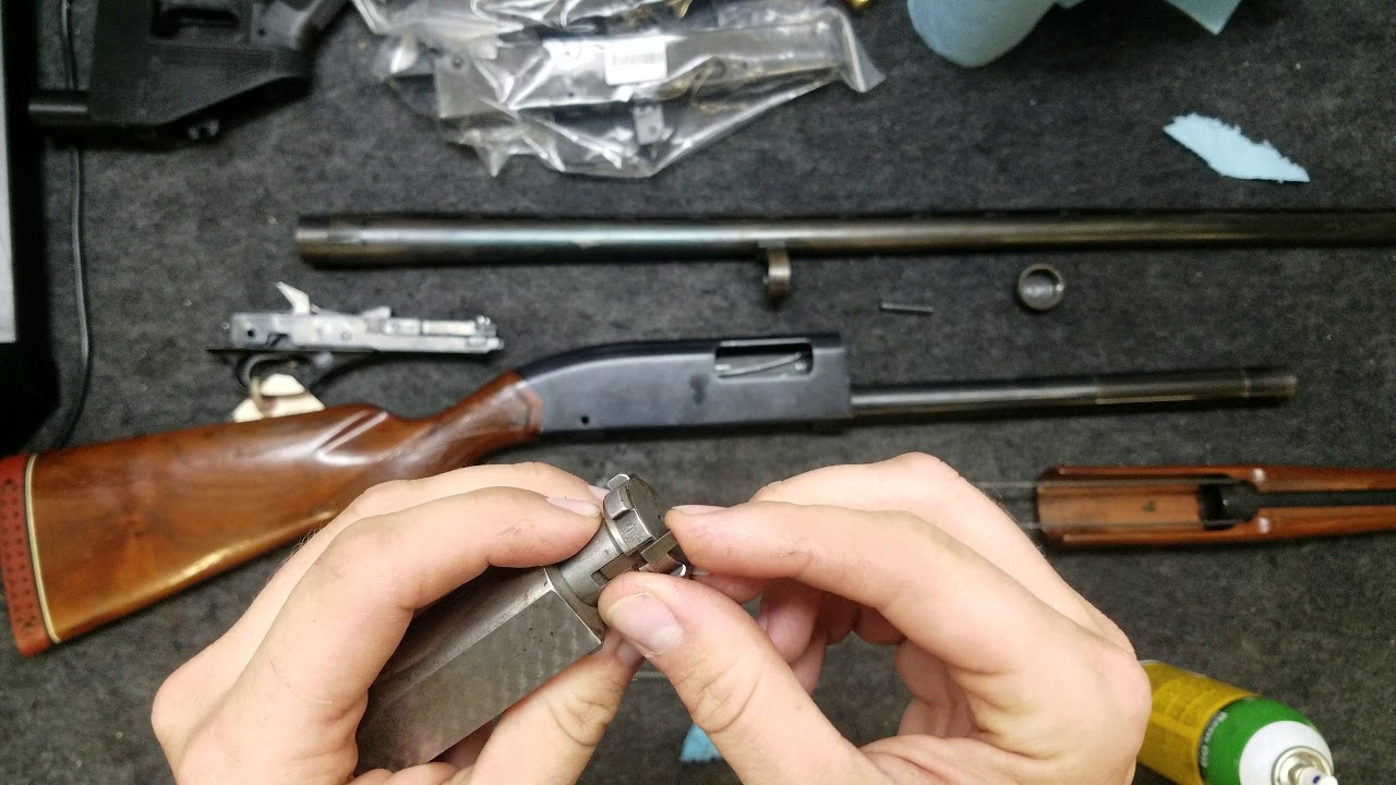 Снятие ударника Winchester 1200