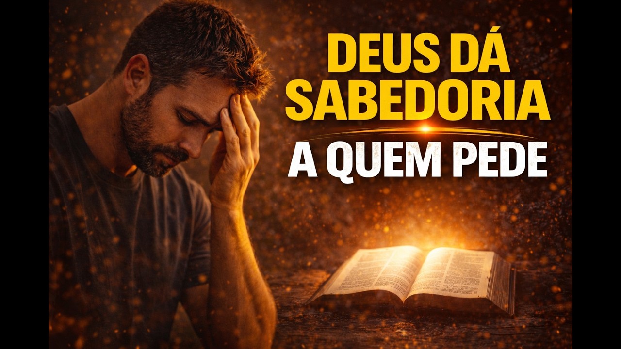 DEUS DÁ SABEDORIA A QUEM PEDE | Tiago 1:5