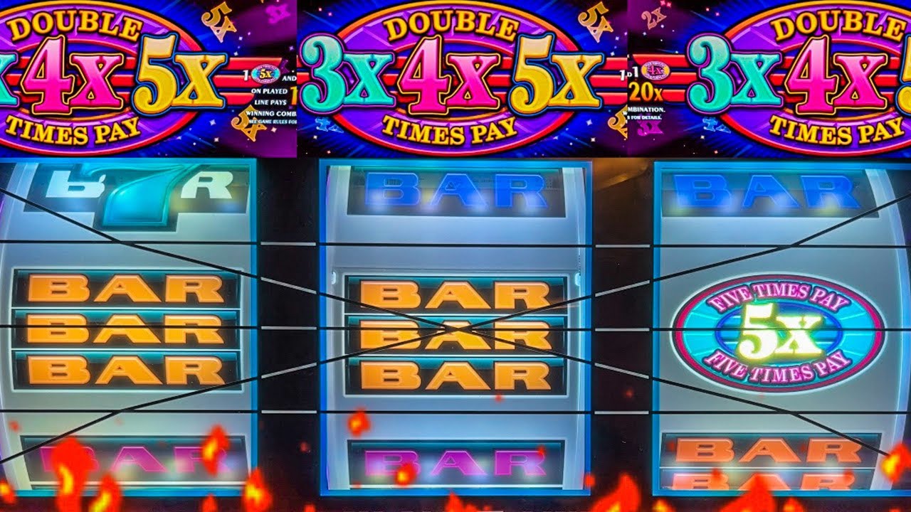 Big Multipliers Old School Double 3X4X5X Times Pay 3 Reel Slot
