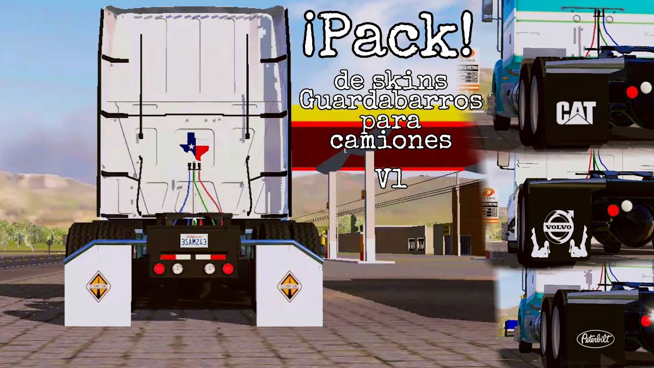 [MEGA PACK] Skins de guardabarros para camiones V1 - World Truck Driving Simulator