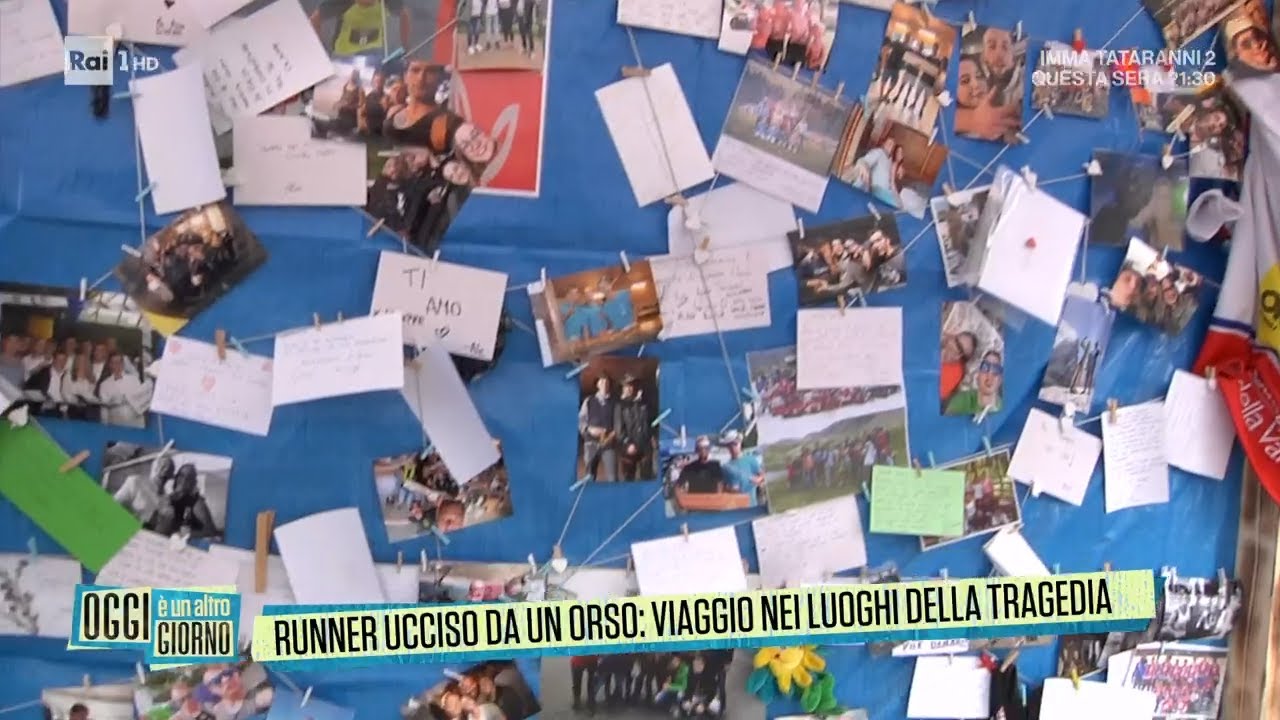 Runner ucciso da un orso: viaggio nei luoghi della tragedia - Oggi è un altro giorno 11/04/2023