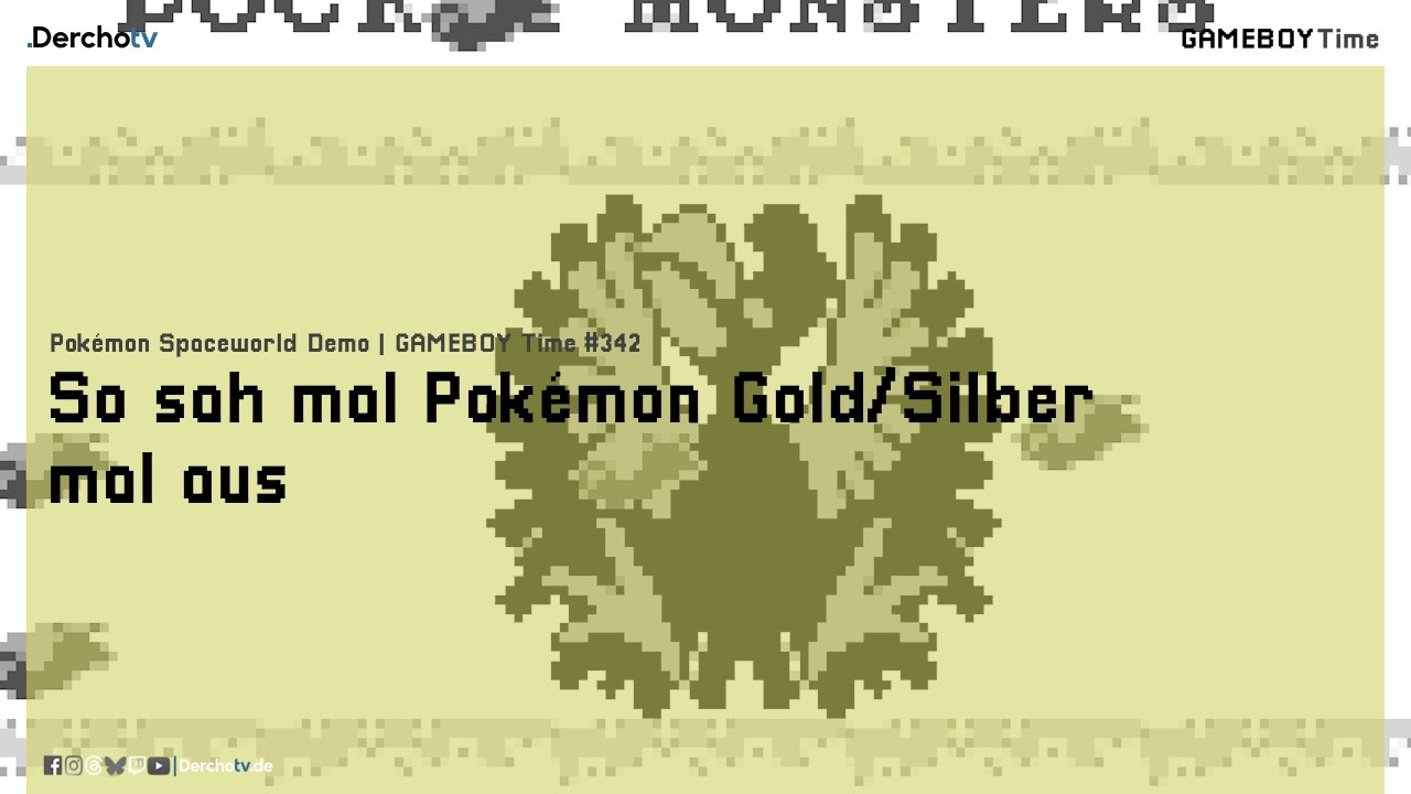 So sah mal Pokémon Gold/Silber aus | Pokémon Space-World-Demo | GAMEBOY Time #342