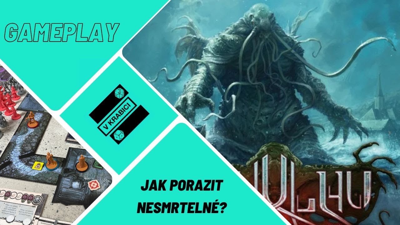 CTHULHU: I SMRT MŮŽE ZEMŘÍT - STRACH Z NEZNÁMA │GAMEPLAY │DESKOVKA NA STOLE