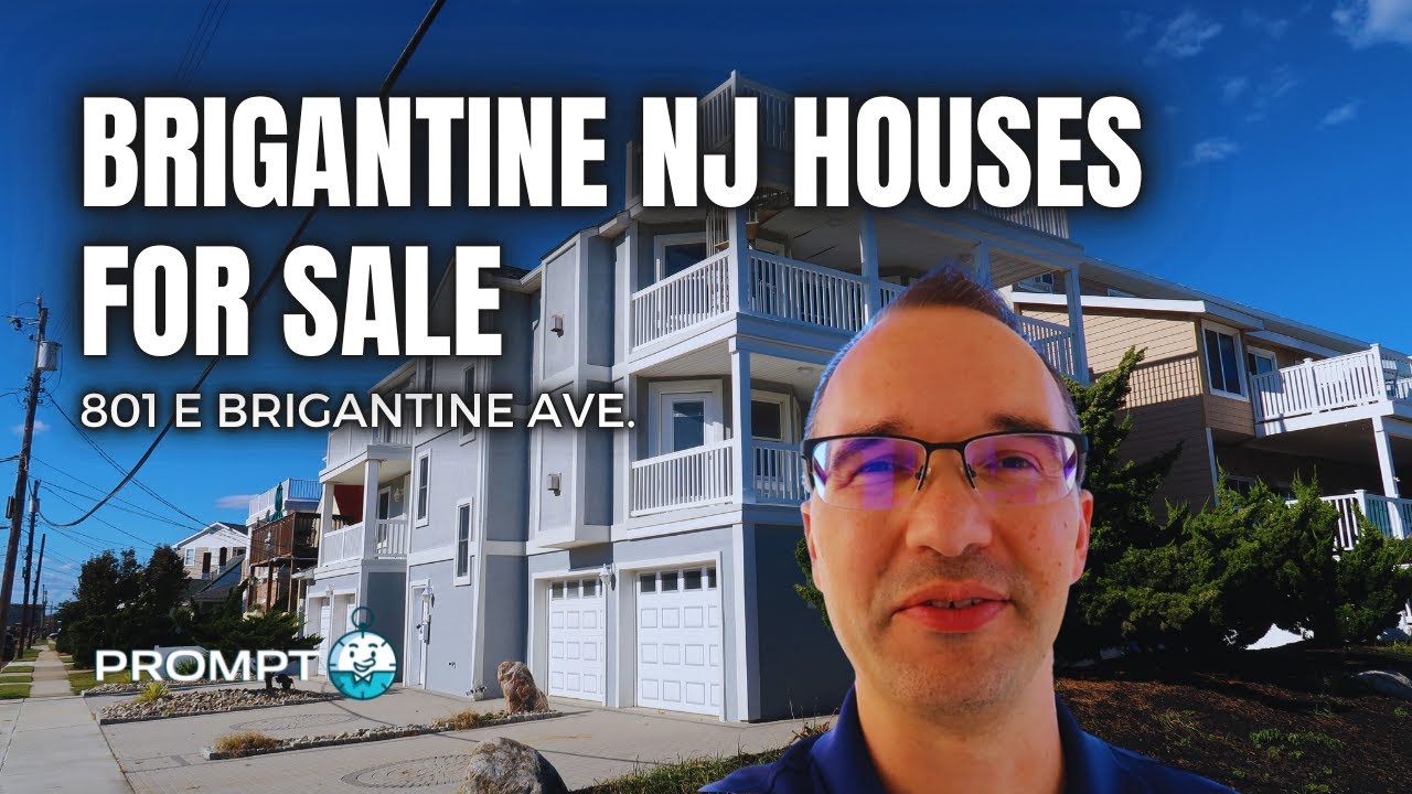 Brigantine NJ Houses For Sale.  801 E Brigantine Ave NJ Beach Houses For Sale