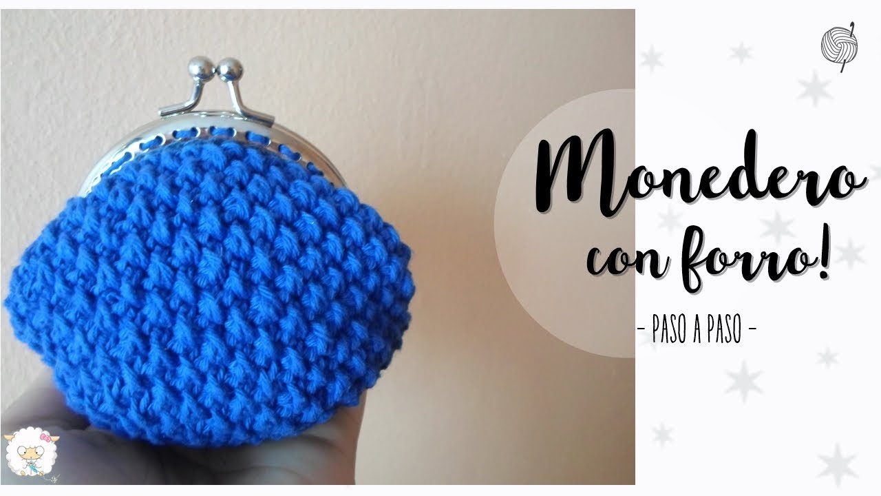 Monedero a crochet con boquilla y forro | crochet purse