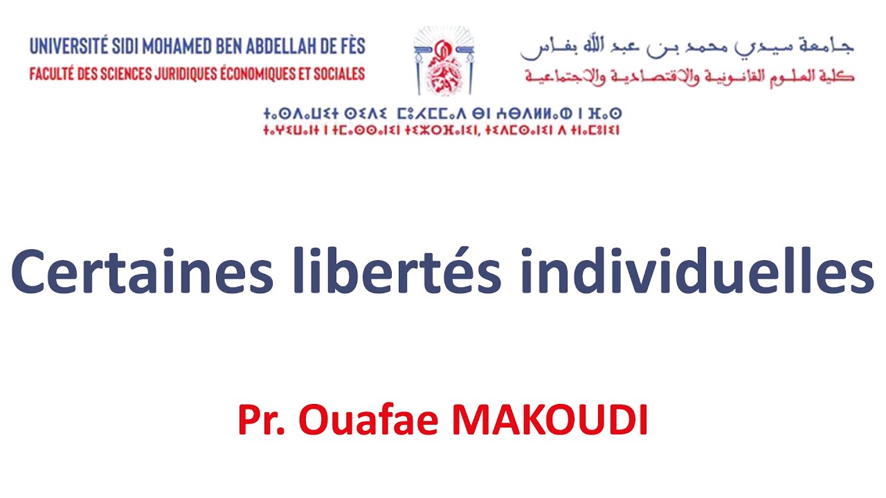 S4 DEF Droits De L'homme et Libertés Publiques Séance 11